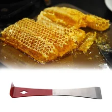 1 шт. Нержавеющая сталь J Форма j-типа изогнутый хвост Пчеловодство пчелиный улей Крючковой шабер инструмент Пчеловодство садовый инвентарь