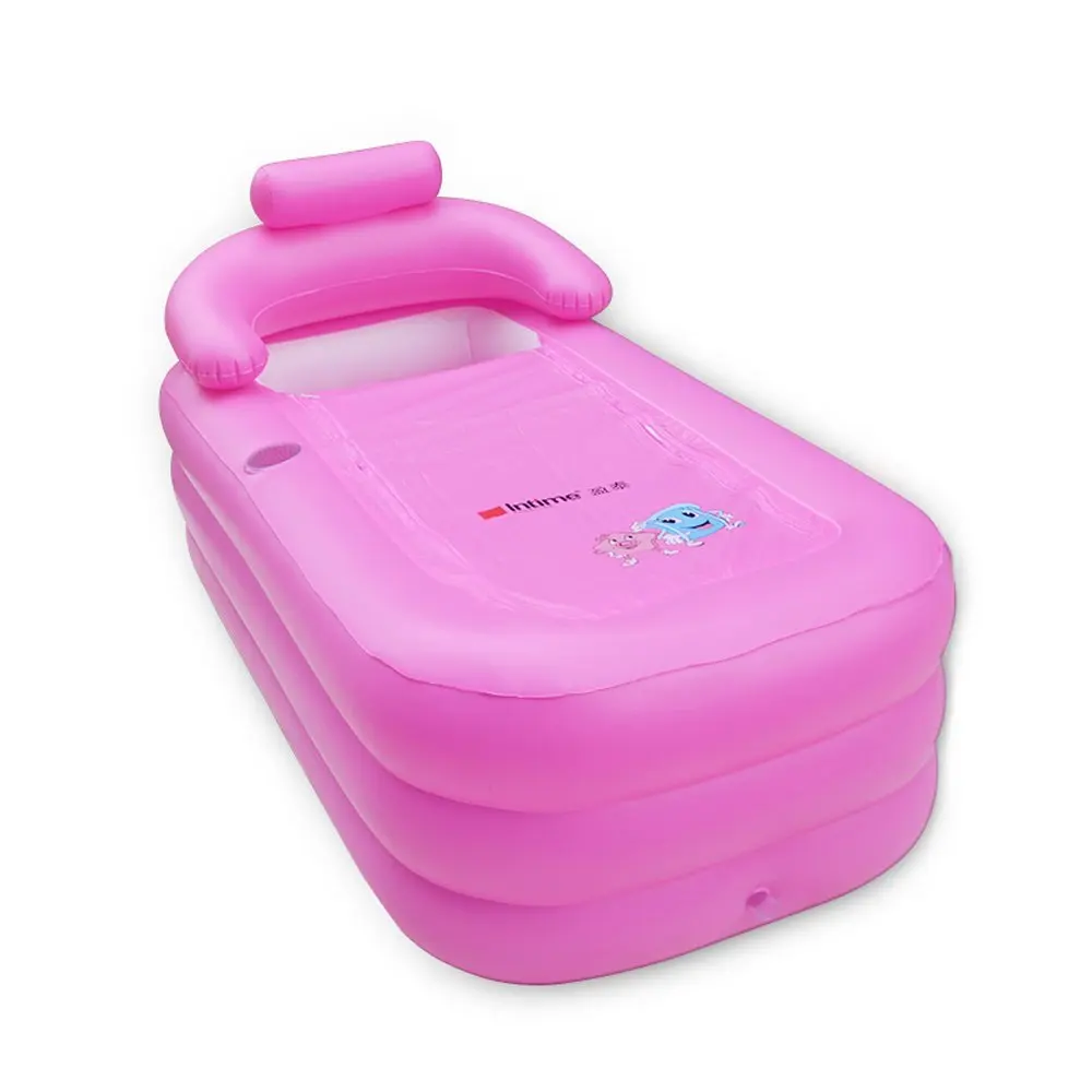 PVC Inflatable Bath Tub Folding Portable Large enough for ...