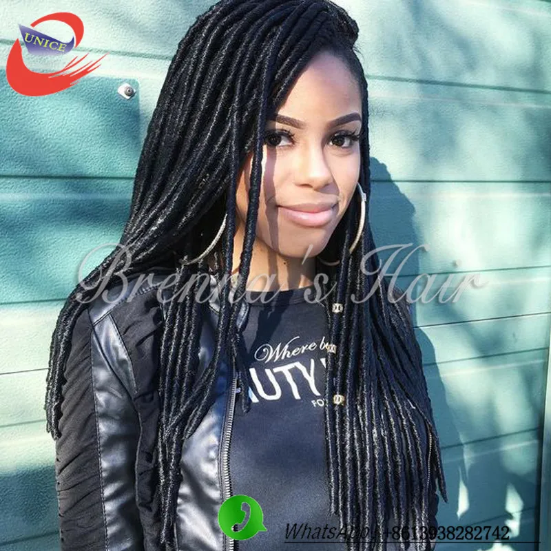 Schwarz Braun Burgund Janet Havanna Mambo Faux Loks Haar