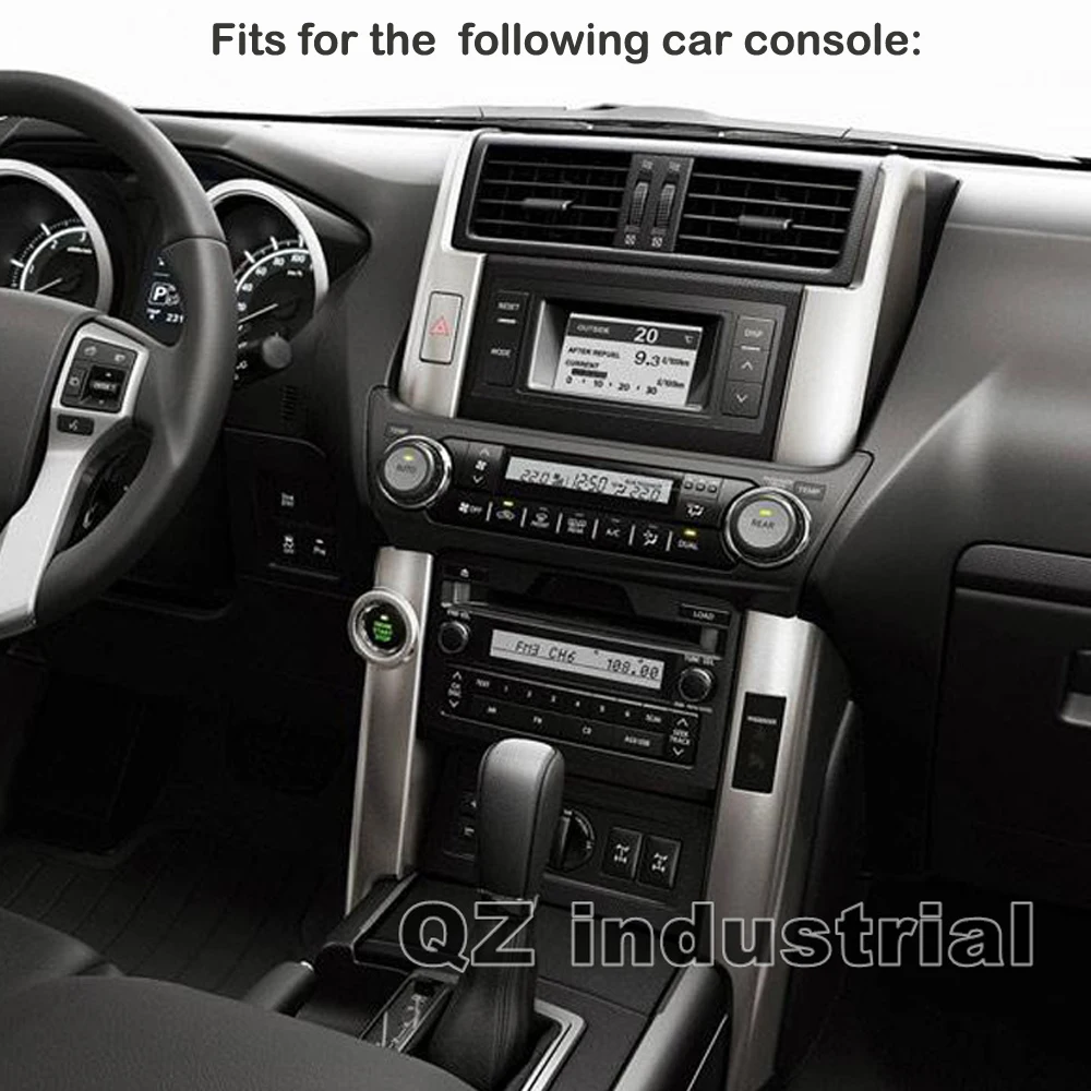 Discount QZ industrial HD 9" Android 8.1 T8 Car DVD player for Toyota Prado Land Cruiser 150 2010-2013 with 3G 4G GPS BT WIFI Radio Navi 5