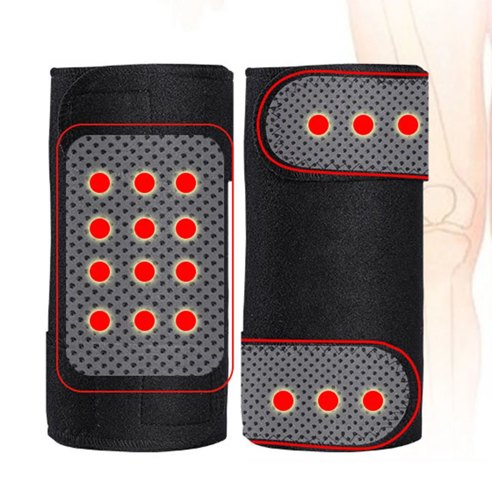 Loogdeel 1 пара Self грелки для колен магнитотерапия Kneepad для облегчения боли при артрите Brace Поддержка подушечки наколенники
