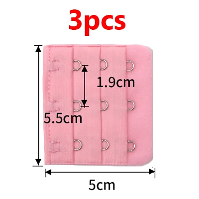 3/8 шт. мягкий бюстгальтер ремешок Застежка заменить нижнее белье Для женщин бюстгальтер расширитель 3 крючка 3 ряда Нижнее белье Intimates Bra аксессуары - Цвет: 6