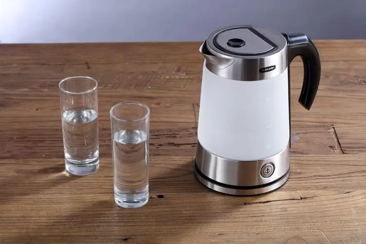 Стеклянный Электрический чайник контроль температуры 2200 Вт высокий устойчивый к сбоям питания материал чай кофе кипящая машина быстрый нагрев с основанием