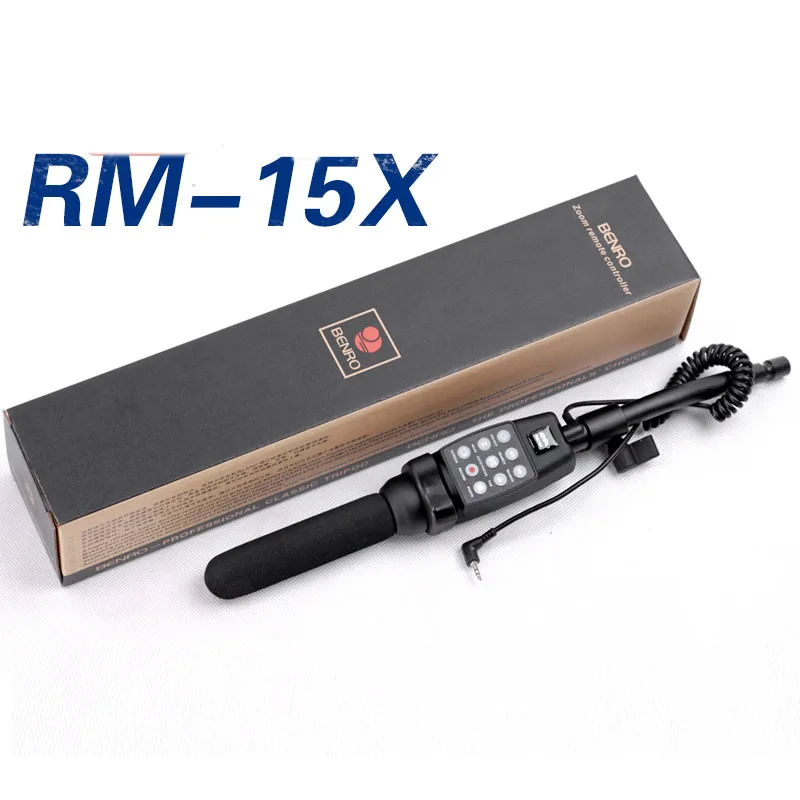 

Benro RM-15XCamera Tripod Remote Control Handle Wired Remote Control Grip KH-25 dedicated with LANC and ACC interface