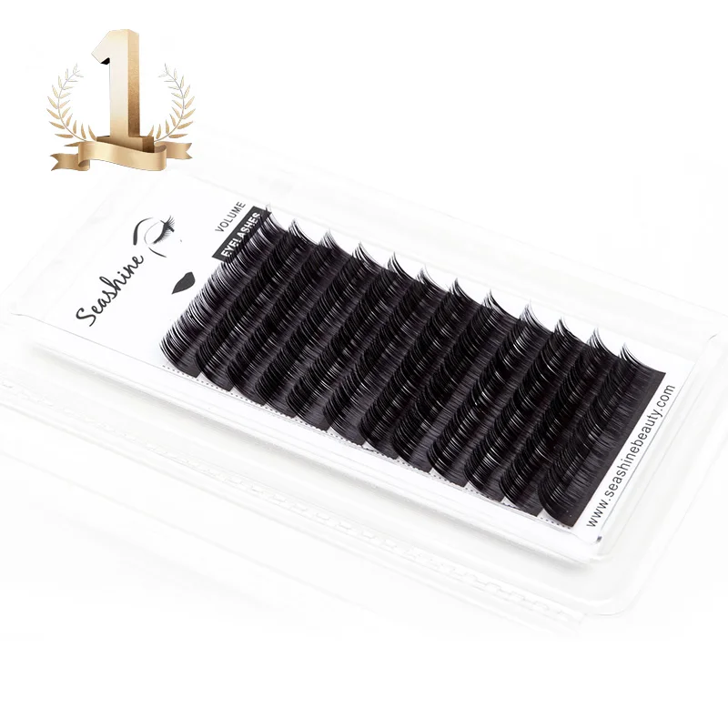 

Seashine Individual Eyelashes Extension 12 Rows /Tray Handmade Classic Lashes Customize Iogo Mink Lashes Extension Free Shipping