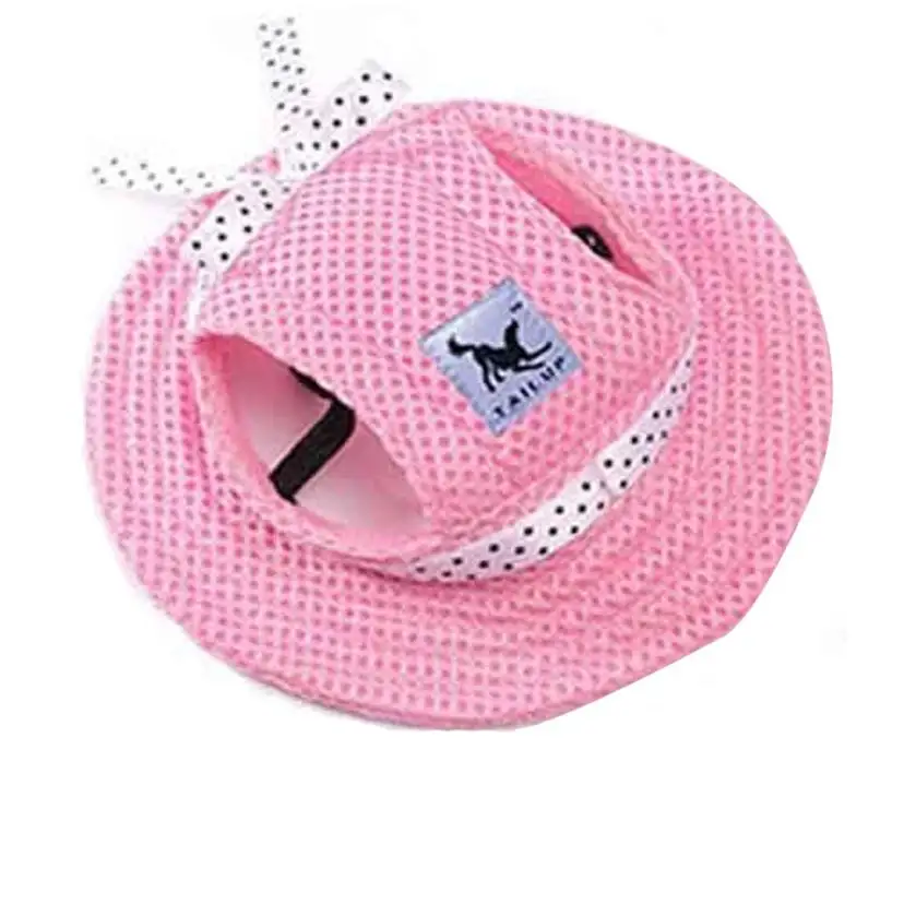 

2018 Small Pet Summer Canvas Cap Dog Baseball Visor Pet Dog Cap Hat Puppy Outdoor Sunbonnet Cap 2qw0727