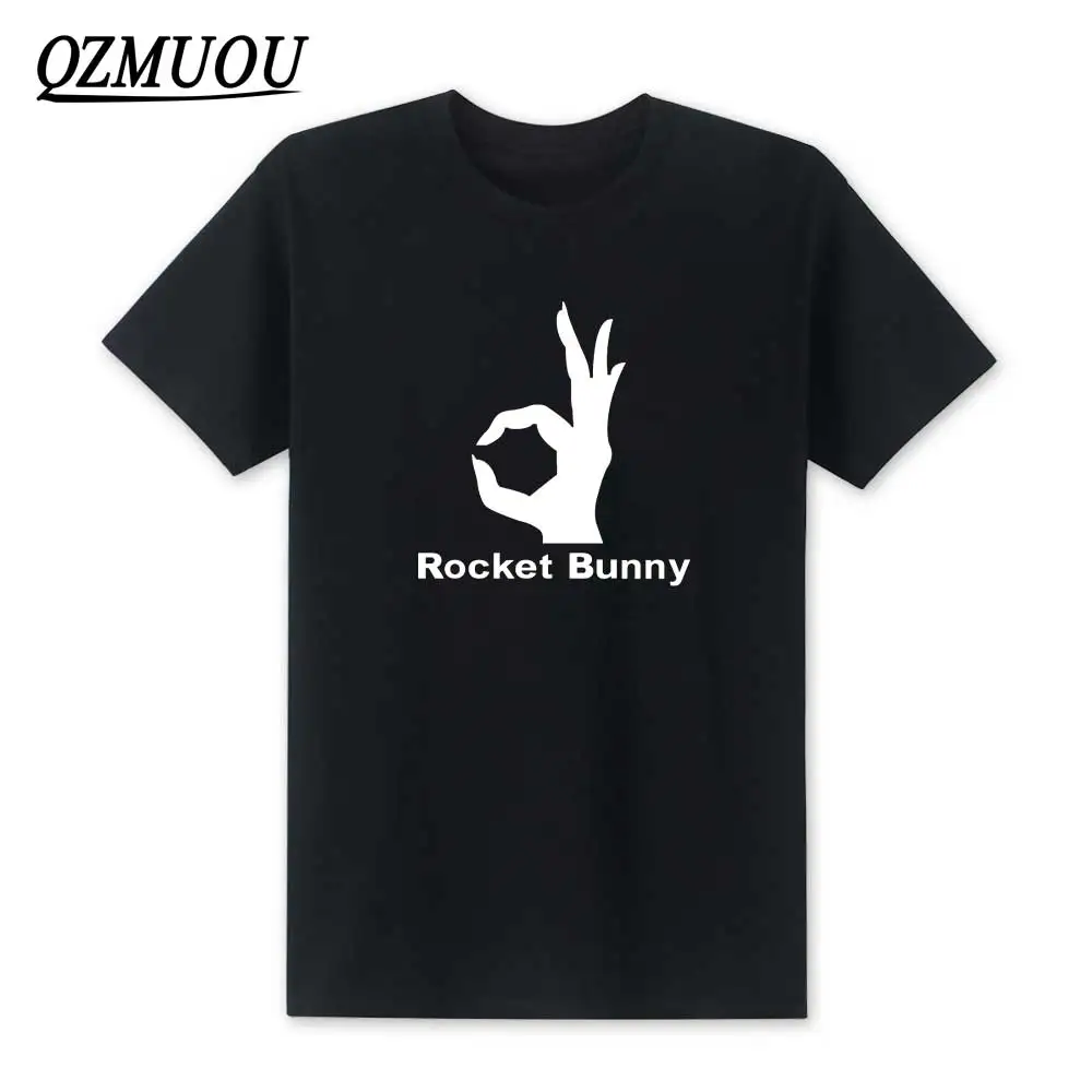 Новинка 2020 модная брендовая крутая футболка rocket bunny топы и футболки мужские