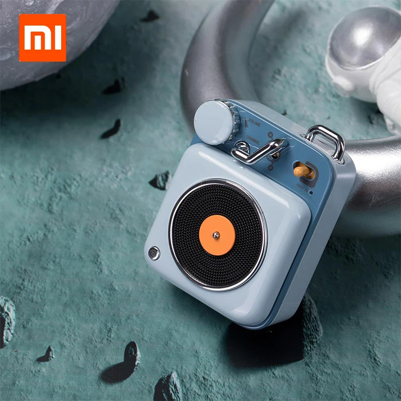 

In Stock Xiaomi Cat King Atomic Mini Record Player B612 Bluetooth Intelligent Audio Portable Zinc Aluminum Shell cute Speaker D5
