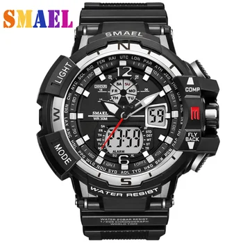 

2018 Luxury Brand Men Dual Display Analog Digital Watches Military Sports Watches Men's Quartz LED Wrist Watch Relogio Masculino