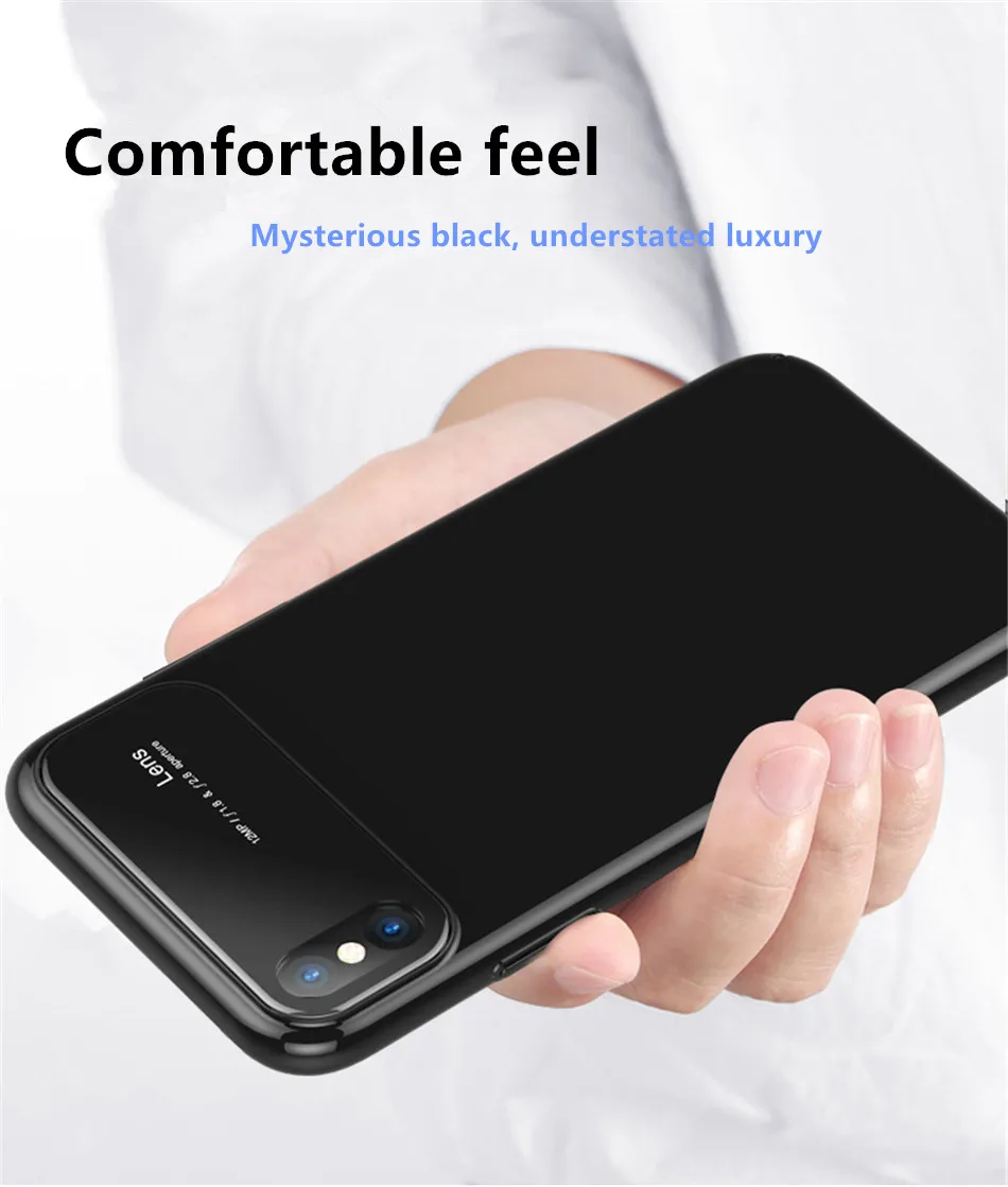 Luxury Case For iphone X 7 8 Plus 10 Tempered Glass Hard PC Hybrid Armor Cases For iphonex 10 Anti Knock Protective Phone Cover (5)