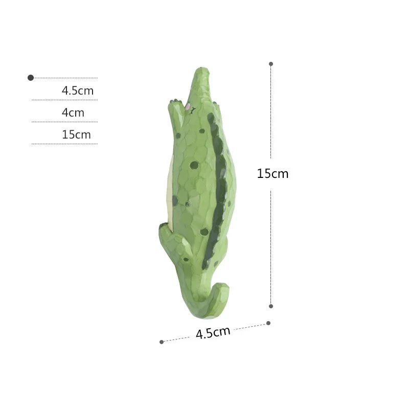 1 шт. мультфильм смолы ремесленника подвесной крючок детская комната настенный Декор 3D персонализированные DIY крючки в виде животных милая вешалка в форме животных ключницы - Цвет: 3