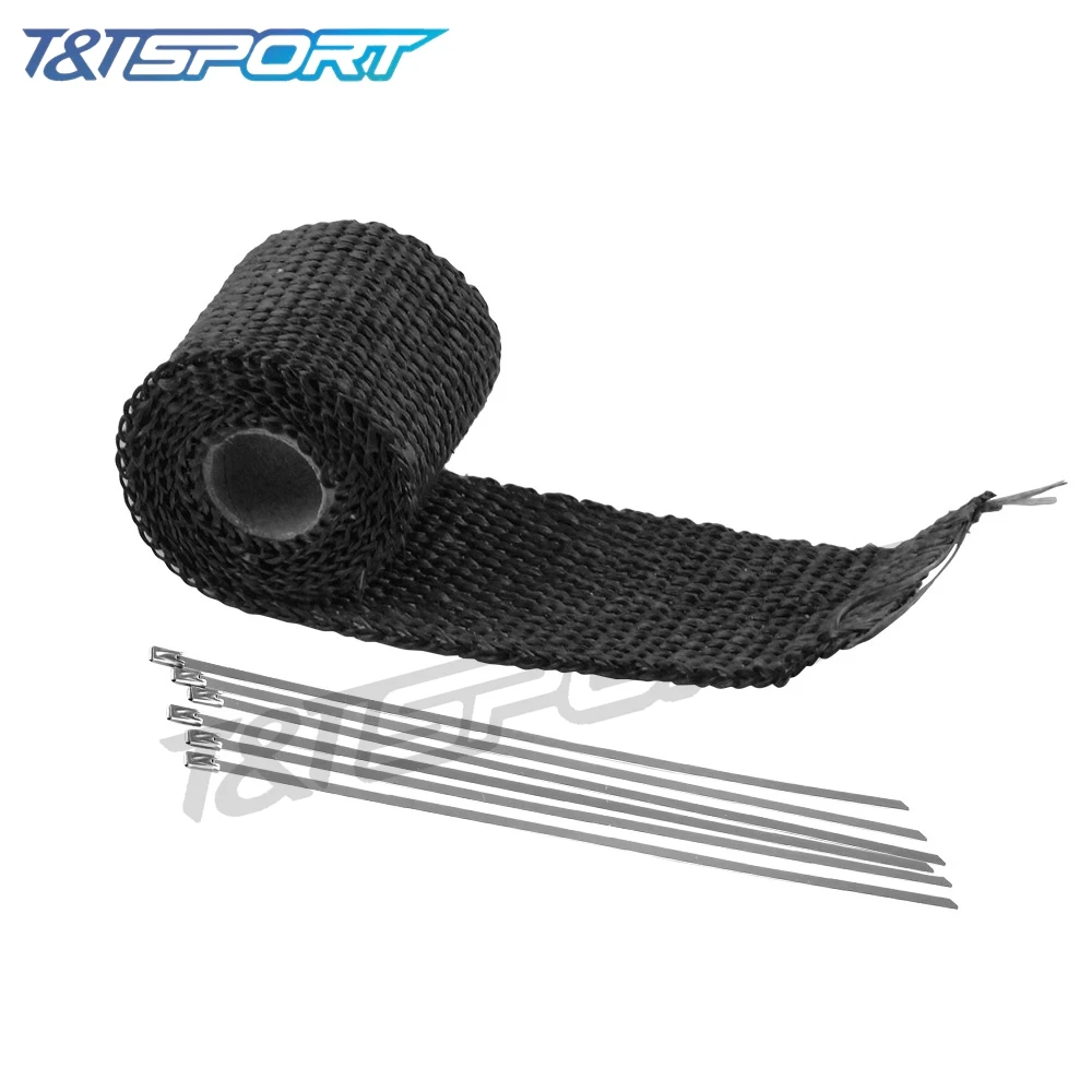 

RYANSTAR RACING 1 Meter Thermal Exhaust Header Pipe Tape Heat Insulating Wrap Puce Roll