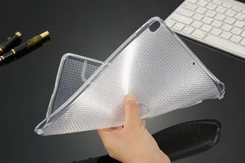 

Tablet Ultra Slim Soft TPU Case For iPad Pro 10.5 Air 3 10.5 Matte Crystal Transparent Silicone Gel Protect Back Cover+pen