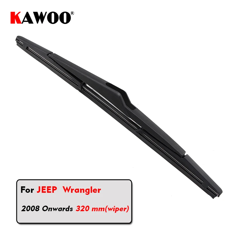 KAWOO Car Rear Wiper Blades Back Window Wipers Arm For JEEP Wrangler