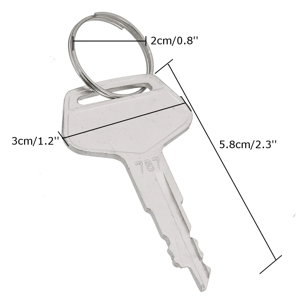 2 шт серебро 787 ключи зажигания для Komatsu тяжелое оборудование экскаватор бульдозер погрузчик