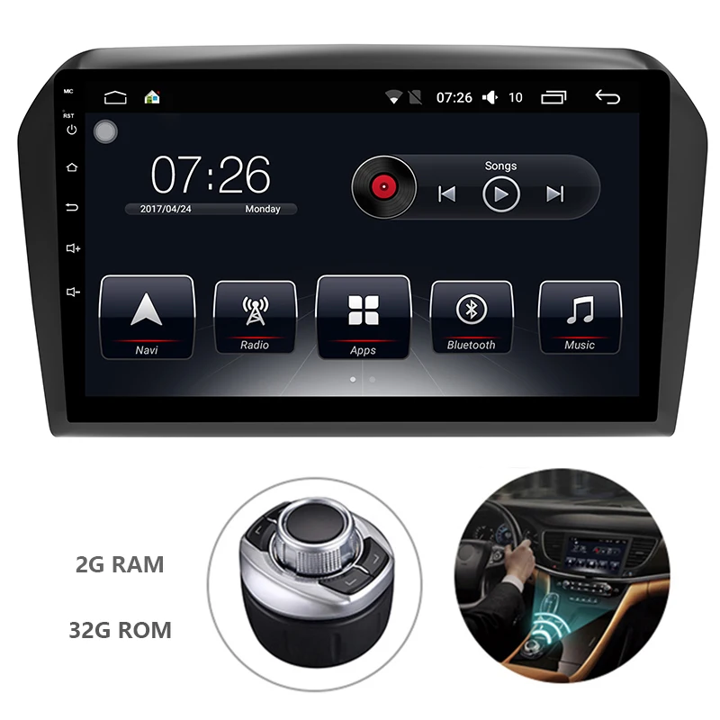 Android автомобильный Gps dvd Радио мультимедийный плеер 1 Din 9 дюймов Сенсорный экран с RDS WiFi Зеркало Ссылка для Volkswagen jetta 2015-2018