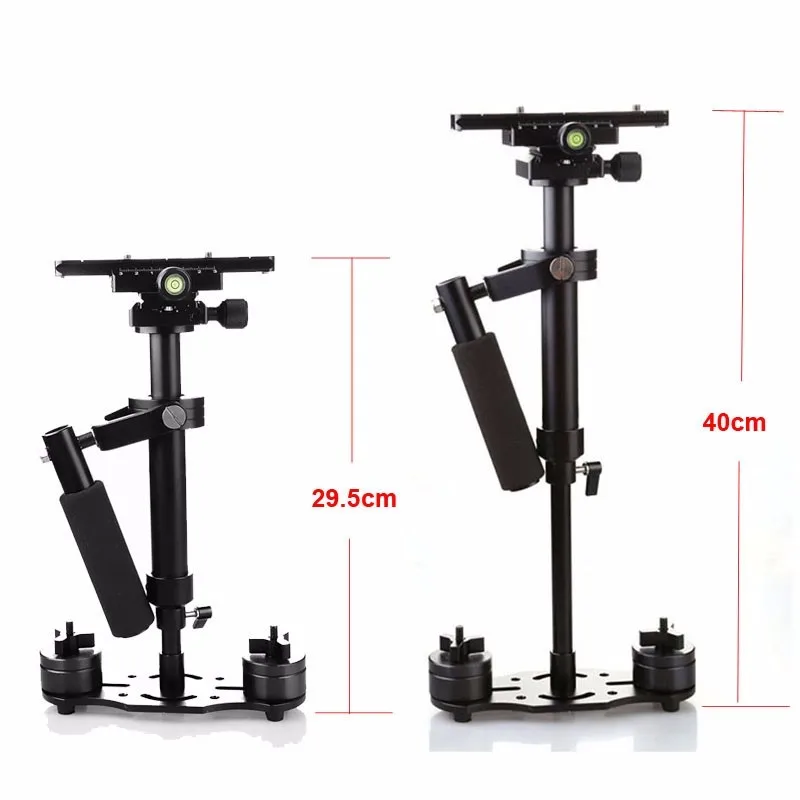 Kaliou Aluminum Steadicam Steadycam Handheld S40 Stabilizer for Gopro 6 5 4 3 2 1 Camera DSLR Video Photography Studio Accessory