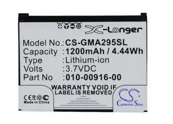 

Cameron Sino 1200mah battery for GARMIN Nuvi 295 Nuvi 295W 010-00916-00 010-00916-00-GA batteries