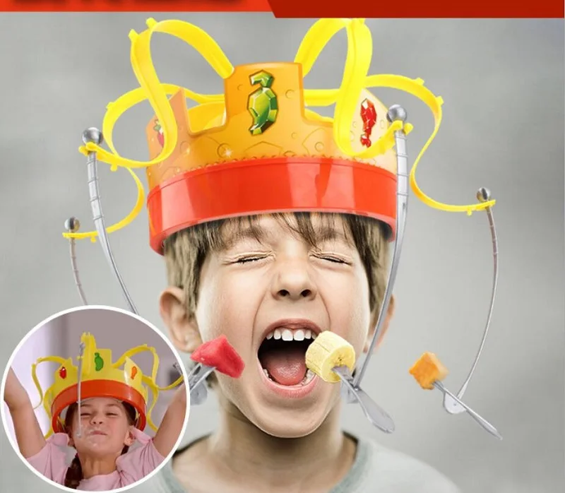 

Fun Rotating Crown Hat Family party toys Funny Interactive Gags & Practical Jokes Toys