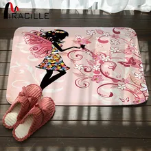 Miracille водонепроницаемый Противоскользящий красивый коврик для девочки-бабочки, коврики для спальни, декоративные коврики для лестницы, домашний декор, ремесла