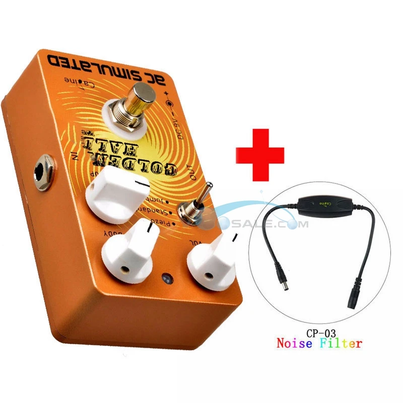 Caline CP 35 AC имитация гитарных эффектов педали True Bypass акустические эффекты гитары и