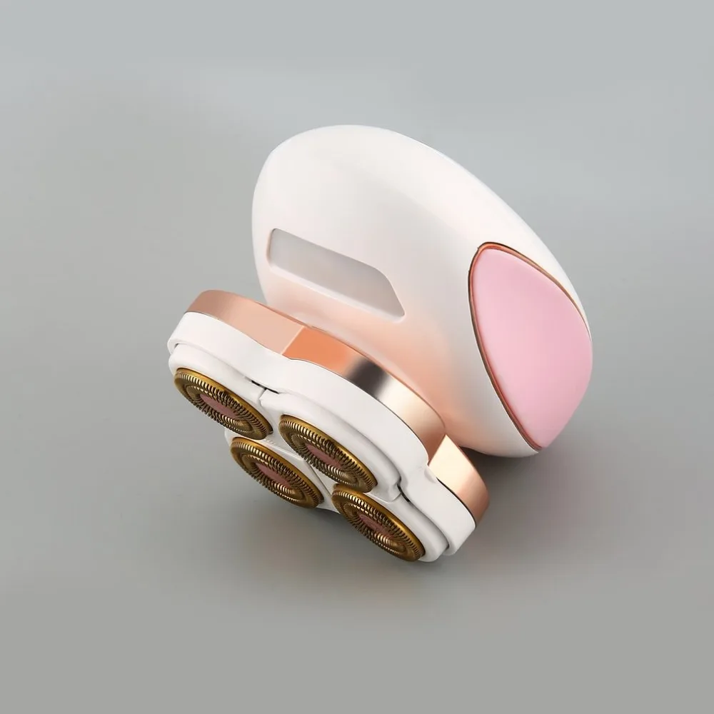 

Four Heads Epilator Hair Removal Instant Painless Laser Sensor Light Safely Shaver UK EU Plug USB Rechargeable