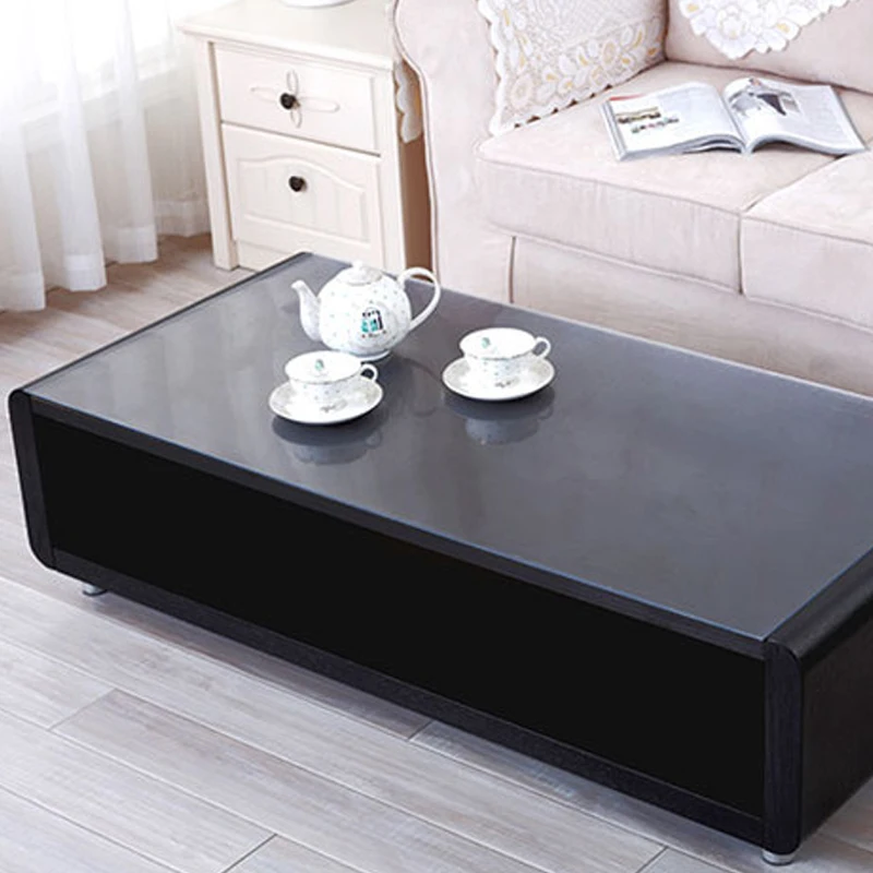  High Temperature Resistance PVC Transparent Waterproof and Oil-proof Tablecloth Kitchen Table Coffe