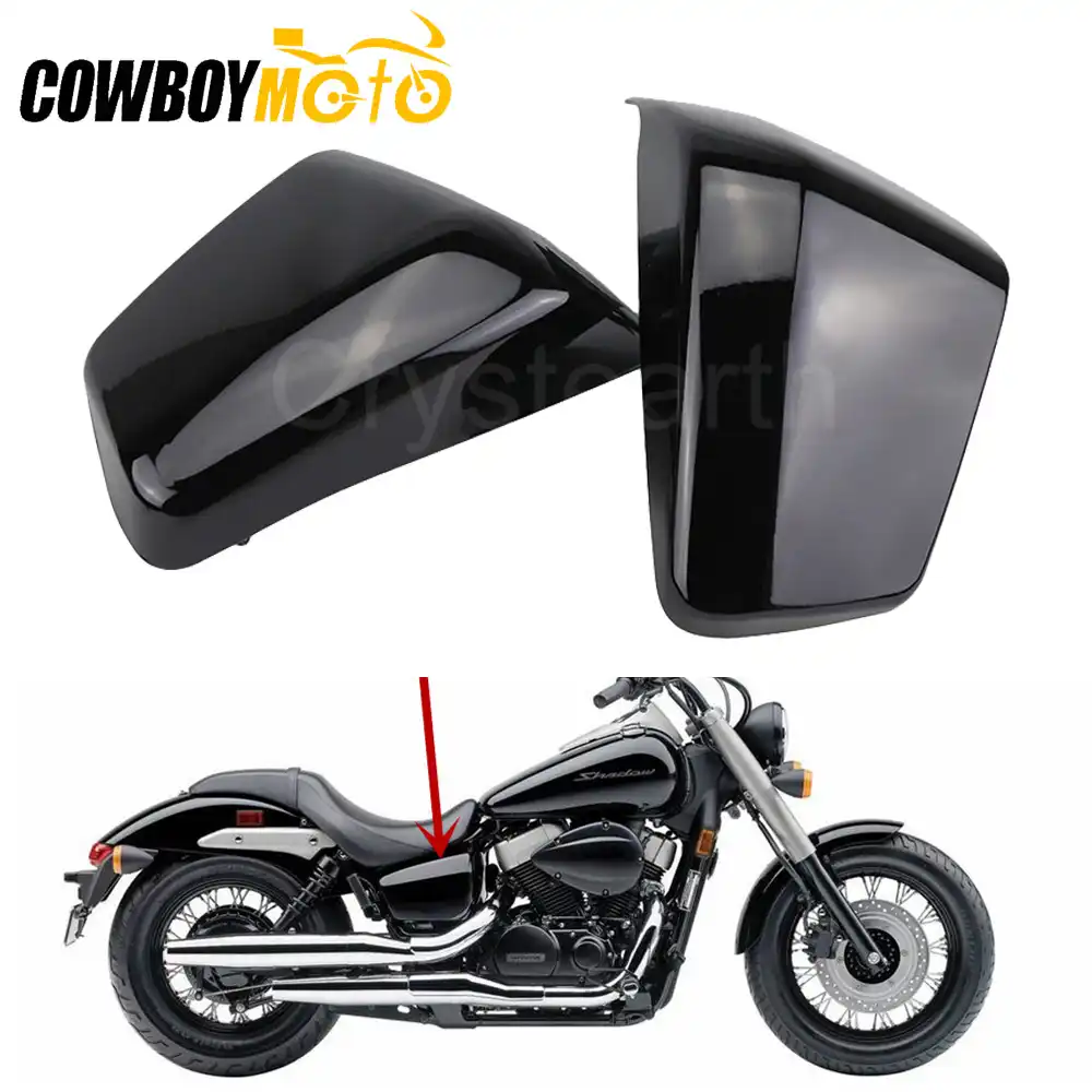 Motorcycle Battery Side Fairing Covers For Shadow Ace 750 Vt750 Vt750cd Vt400 2004 2011 2005 2006 2007 2008 2009 2010 Covers Ornamental Mouldings Aliexpress