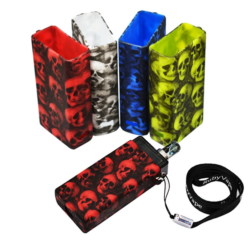 

Protective Silicone Sleeve Case Skin Cover Decal Skull Edition Smok Mag Case For Smoant Pasito