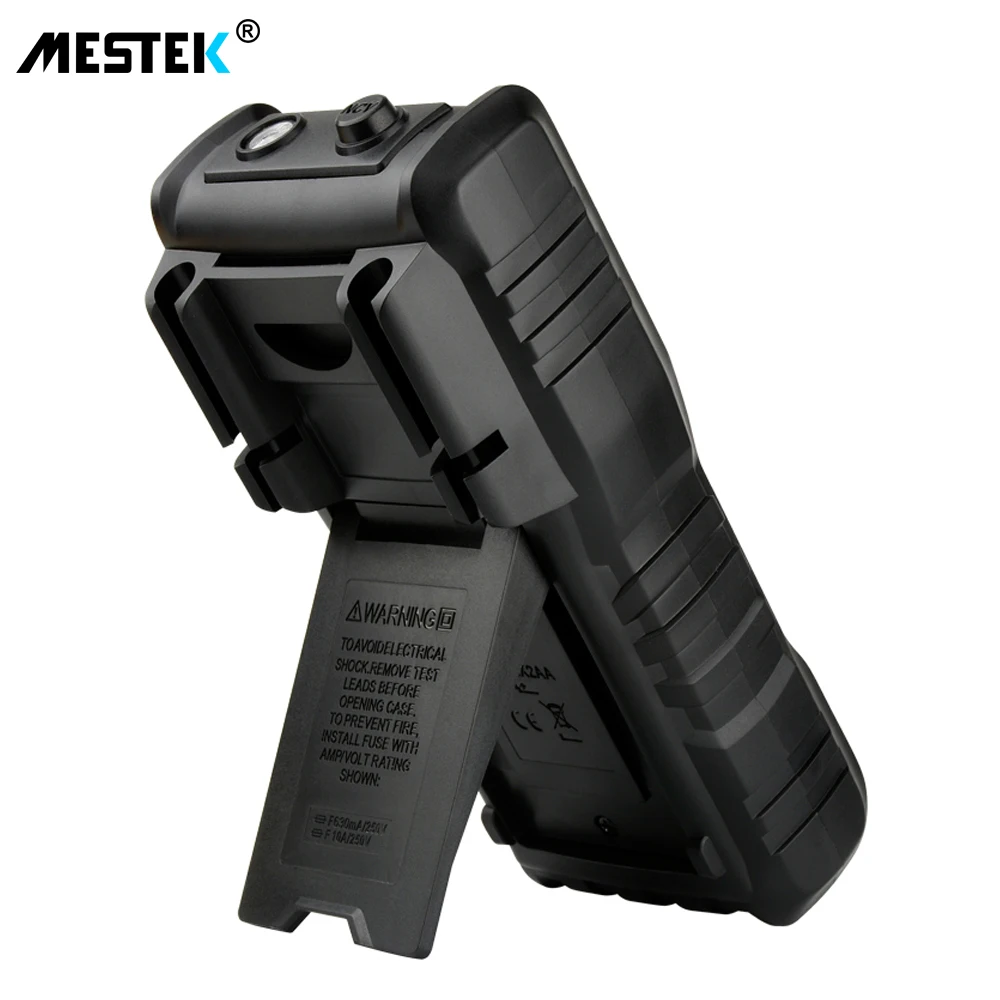 Price MESTEK DM100 Digital Multimeter High Speed Smart Double Core T rms NCV Temperature multimetro Anti burn Fuse Alarm multimeters