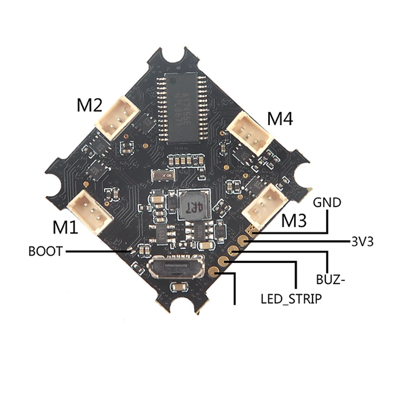 

Beecore_BL F3 1S Brushless Flight Controller Integrated with ESC and OSD Flight Control for FPV Racing Drone Quadcopter