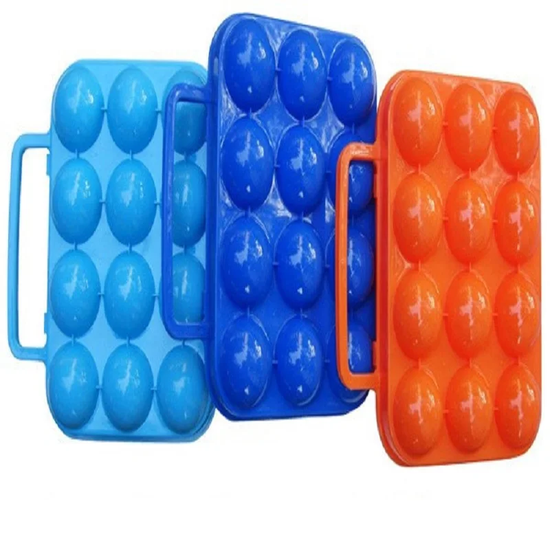 

Outdoor Camping Picnic BBQ Portable Carton Holder Carrier Folding Egg Storage Tray Box For 2/6/12Eggs Waterproof Shockproof