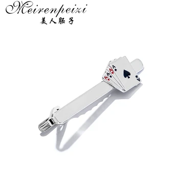 

Meirenpeizi 1 Pc Formal Men's Alloy Metal Fashion Silver Simple Necktie Tie Pin Bar Clasp Clip Accessories For Men's Suit Gift