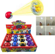 2016 New Poke Ball Figures Pokebal Go Anime Action Figures Laser Projection PokeBall Toys Super Master Ball Kids Christmas Gift