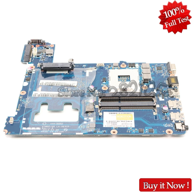 Материнская плата NOKOTION для ноутбука Lenovo Ideapad G500 системная VIWGP/ GR LA 9632P HM76