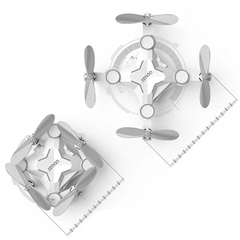 Fashion Mini font b Drone b font M1HS Mini Foldable 2 4G 4CH 6Axis RC Quadcopter