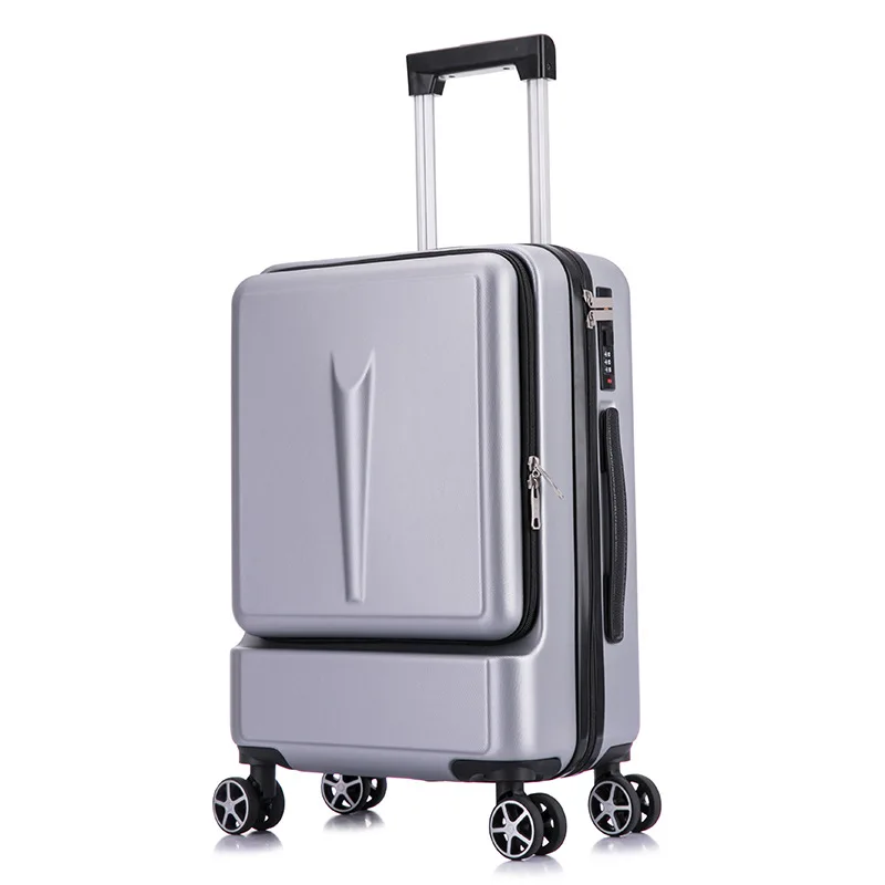 

ABS trolley case,Large-capacity Luggage,20-inch men's business boarding Box,Universal wheel suitcase,New front computer bag
