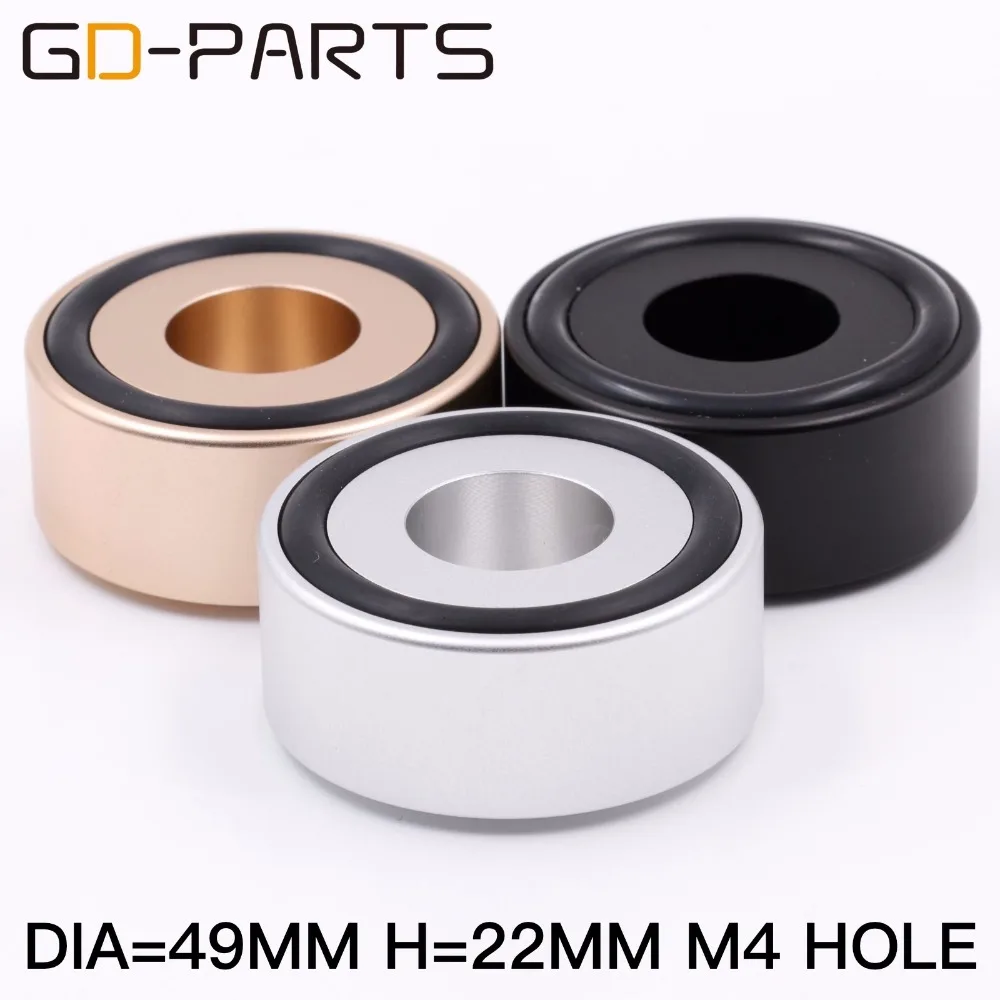 49mm Machined Solid Full Aluminum Hifi Speaker Feet Floor Stand CD