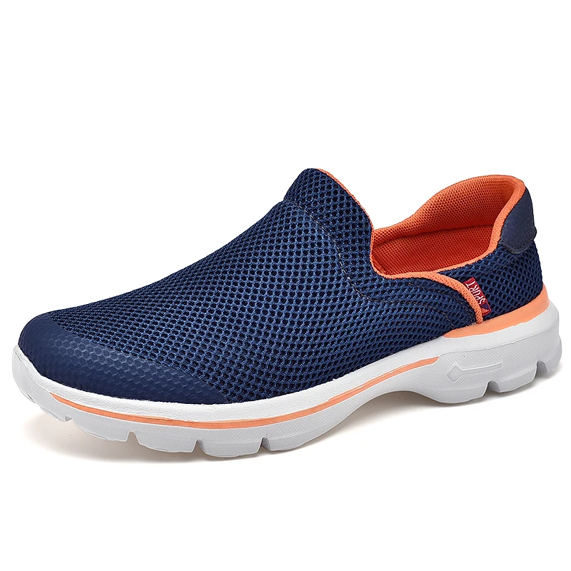 

2019 Spring Summer Sneakers Running Shoes for Men Mesh Breathable Sports Outdoor Walking Sneakers Slip on Sneakers