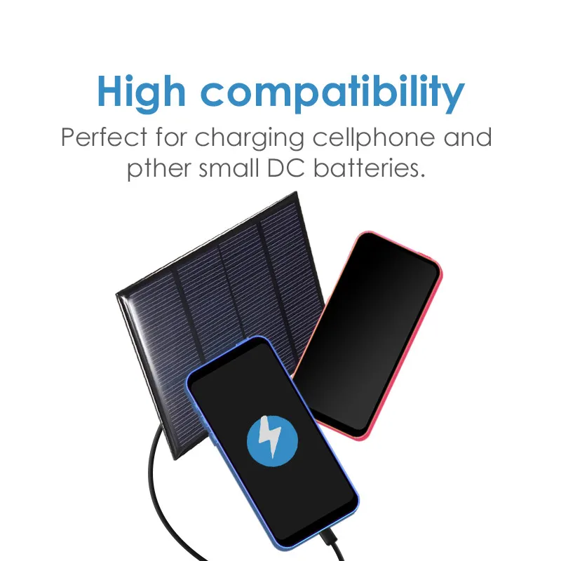 Overfly 18V 1.5W Solar Panel Portable Mini Sunpower DIY Module Panel System For Solar Lamp Battery Toys Phone Charger Solar Cell Overfly 18V 1.5W Solar Panel Portable Mini Sunpower DIY Module Panel System For Solar Lamp Battery Toys Phone Charger Solar Cell