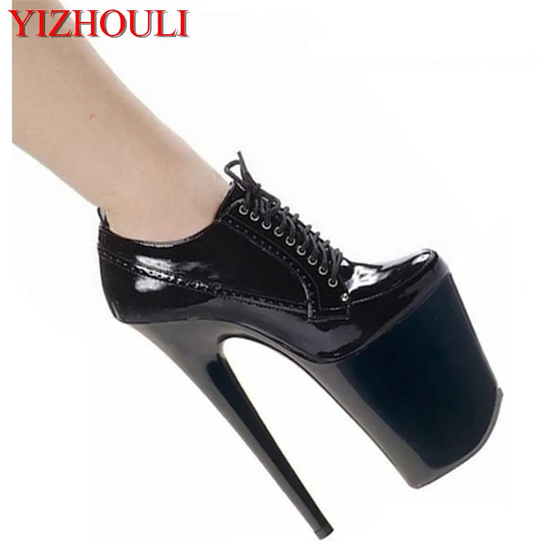 

The new party shoes sexy thin belt hitting scene Fashion dinner 20 cm high heels