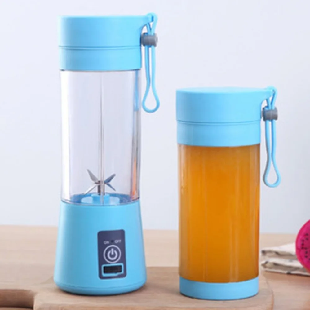 380ml Portable Mini Electric Fruit Juicer Handheld Smoothie Maker Blender Stirring USB Rechargeable Juice Cup Water