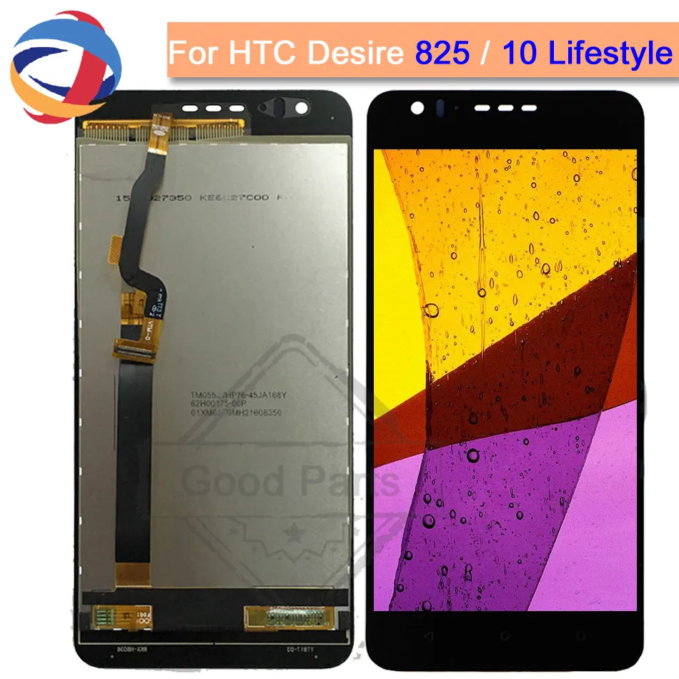 

For HTC Desire 825 / 10 Lifestyle LCD Screen Display + Touch Digitizer with frame Assembly 5.5''For HTC D825 lcd replacement