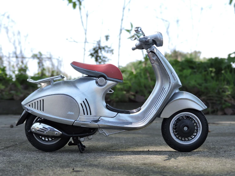 Художественный Ретро стиль 1/12 специальный литой металл VESPA 946 мотоцикл Настольный дисплей Коллекция Модель