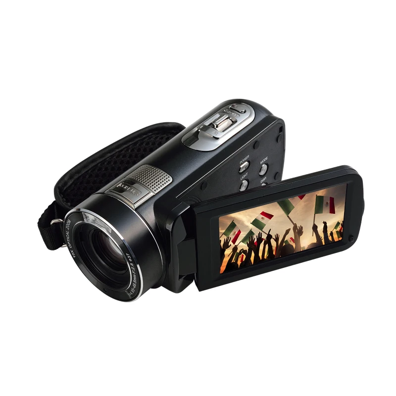 WINAIT HDVZ80 FULL HD 1080p Цифровая видеокамера с 3 0 дюймовым сенсорным дисплеем и 120x
