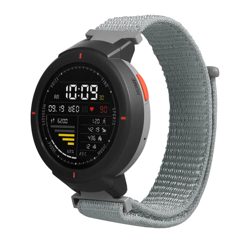 Петля нейлоновый ремешок для часов Huami Amazfit Verge спортивный браслет пояс дышащий ремешок для Huami Amazfit 3 фитнес-трекер