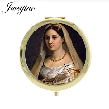 

JWEIJIAO Oil Painting portrait Portable mirror Famous paintings art Tools Accessories Compact mirror for best friends PE01