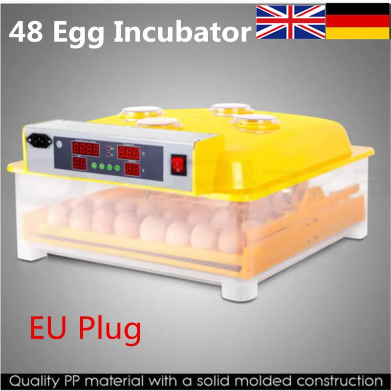 

Fully Automatic Digital 48 Eggs Incubator Hatching Poultry Chicken Duck Quail Eggs Hatchy