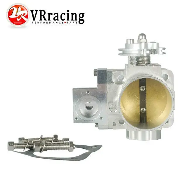 VR RACING FREE SHIPPING NEW THROTTLE BODY FOR EVO 4G63 70mm CNC Intake Manifold Throttle Body