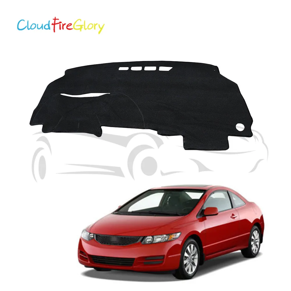 CloudFireGlory для Honda Civic 4 двери седан 2006-2011 приборной панели крышки Dashmat Даш Мат Pad козырек от солнца тире доска ковровые покрытия